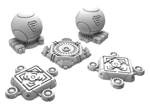 Cover: 875582025822 | City Assets 3 – Monsterpocalypse (metal/resin) | englisch