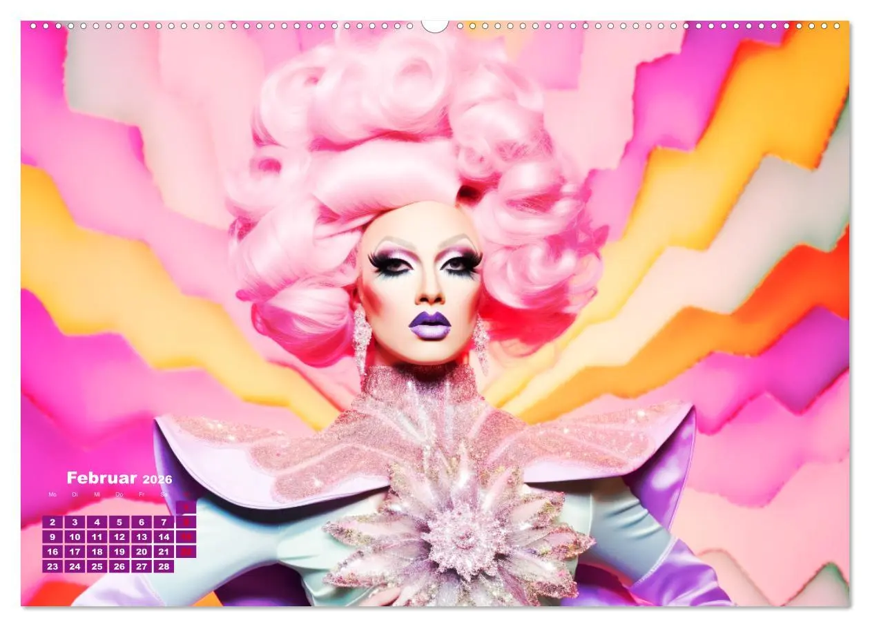 Bild: 9783457515822 | Drag Queens. Glamouröse und wunderschöne Drag-Kunst (Wandkalender...