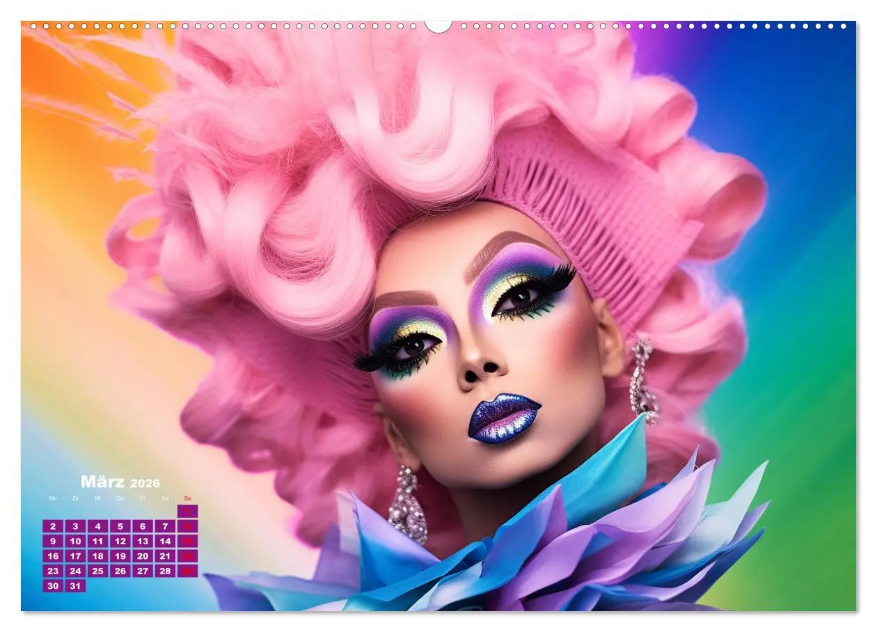 Bild: 9783457515822 | Drag Queens. Glamouröse und wunderschöne Drag-Kunst (Wandkalender...