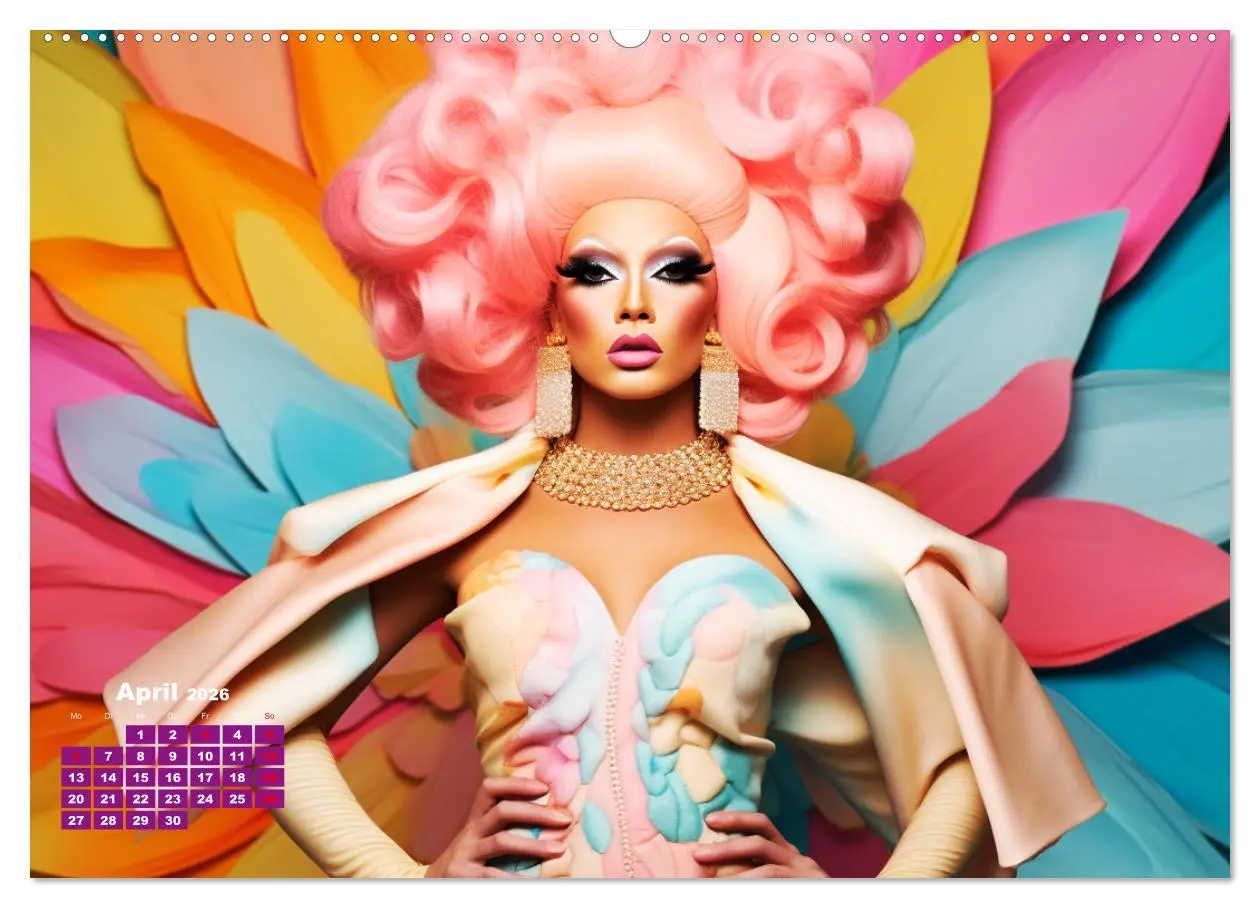 Bild: 9783457515822 | Drag Queens. Glamouröse und wunderschöne Drag-Kunst (Wandkalender...