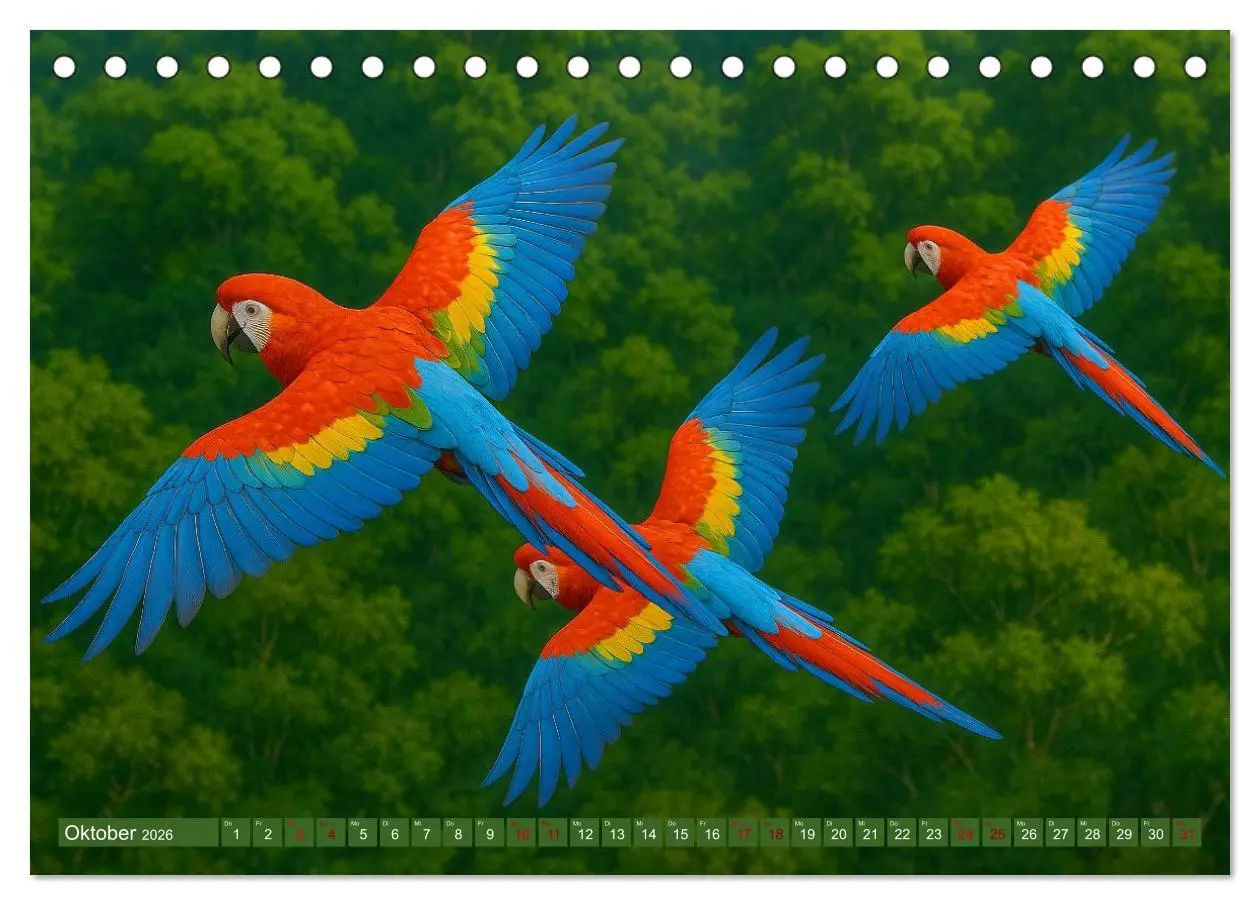Bild: 9783516605822 | Über dem Vogelflug (Tischkalender 2026 DIN A5 quer), CALVENDO...