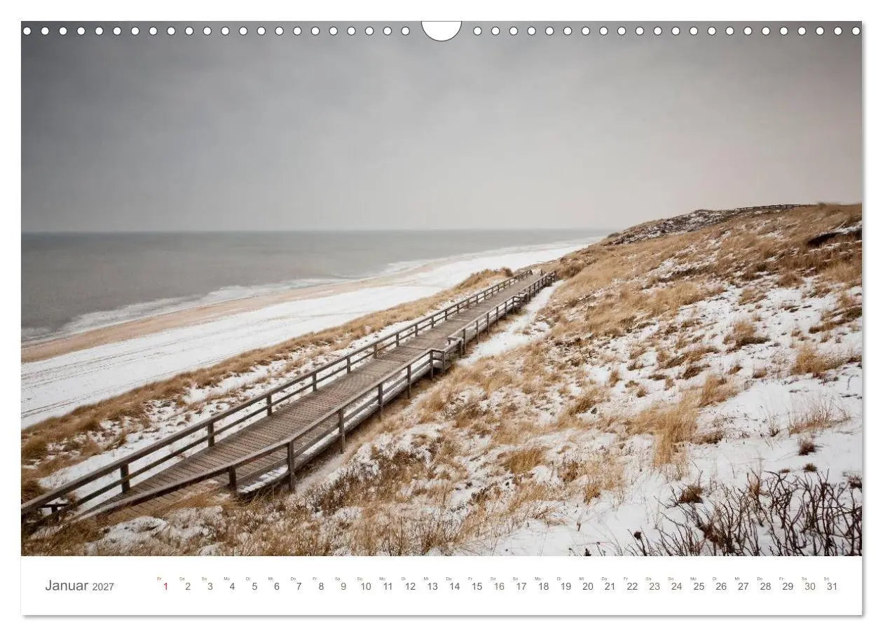 Bild: 9783594135822 | Stege &amp; Wege auf Sylt (Wandkalender 2027 DIN A3 quer), CALVENDO...