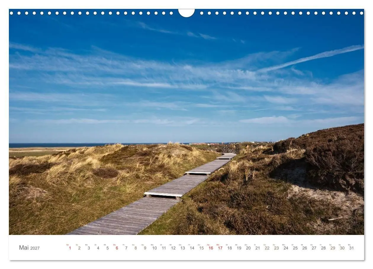 Bild: 9783594135822 | Stege &amp; Wege auf Sylt (Wandkalender 2027 DIN A3 quer), CALVENDO...