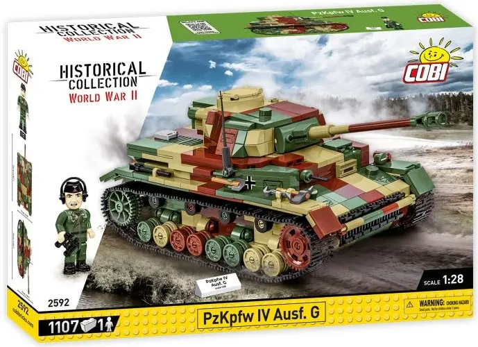 Cover: 5902251025922 | COBI Historical Collection 2592 - PzKpfw IV Ausf. G,...