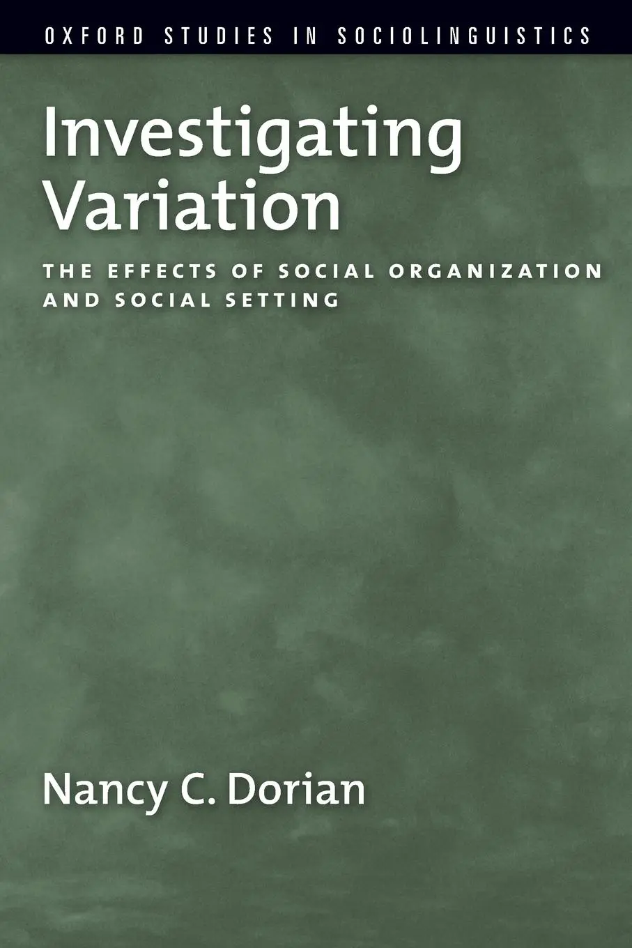 Cover: 9780195385922 | Investigating Variation | Nancy C Dorian | Taschenbuch | Englisch