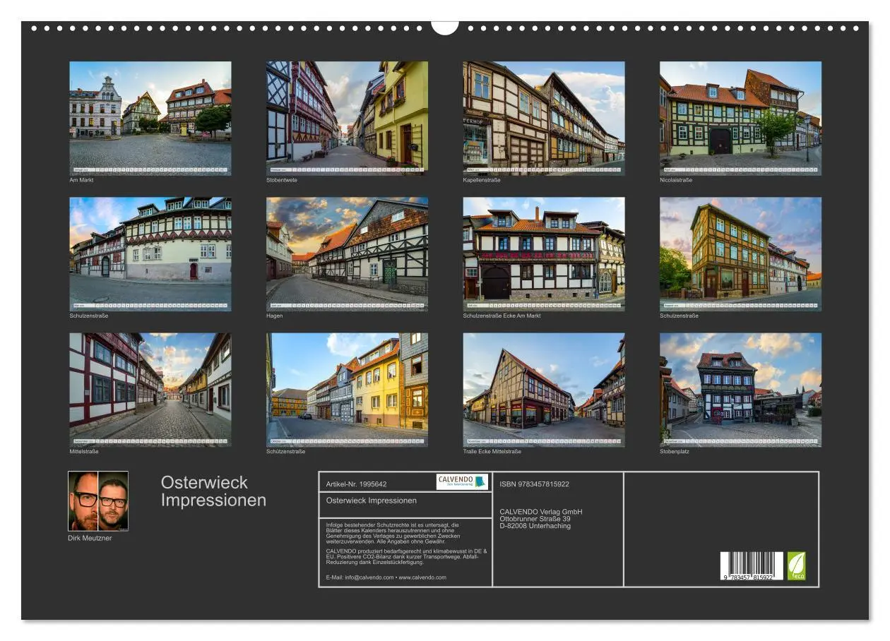 Bild: 9783457815922 | Osterwieck Impressionen (Wandkalender 2026 DIN A2 quer), CALVENDO...