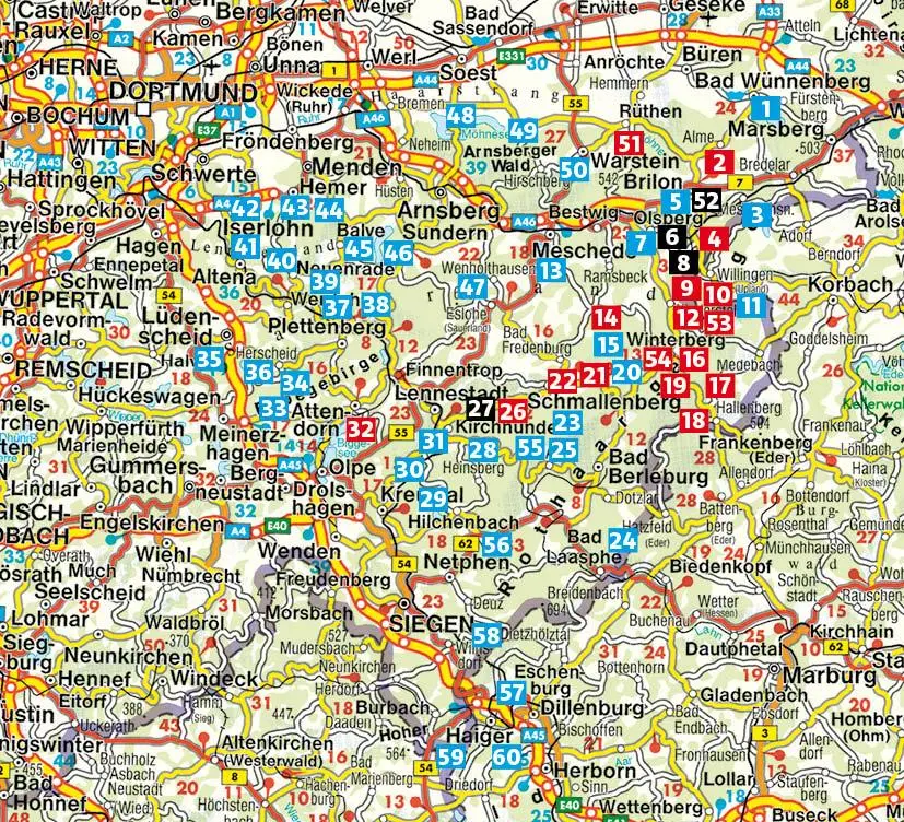 Bild: 9783763345922 | Sauerland | mit Rothaarsteig. 60 Touren mit GPS-Tracks | Schopp | Buch