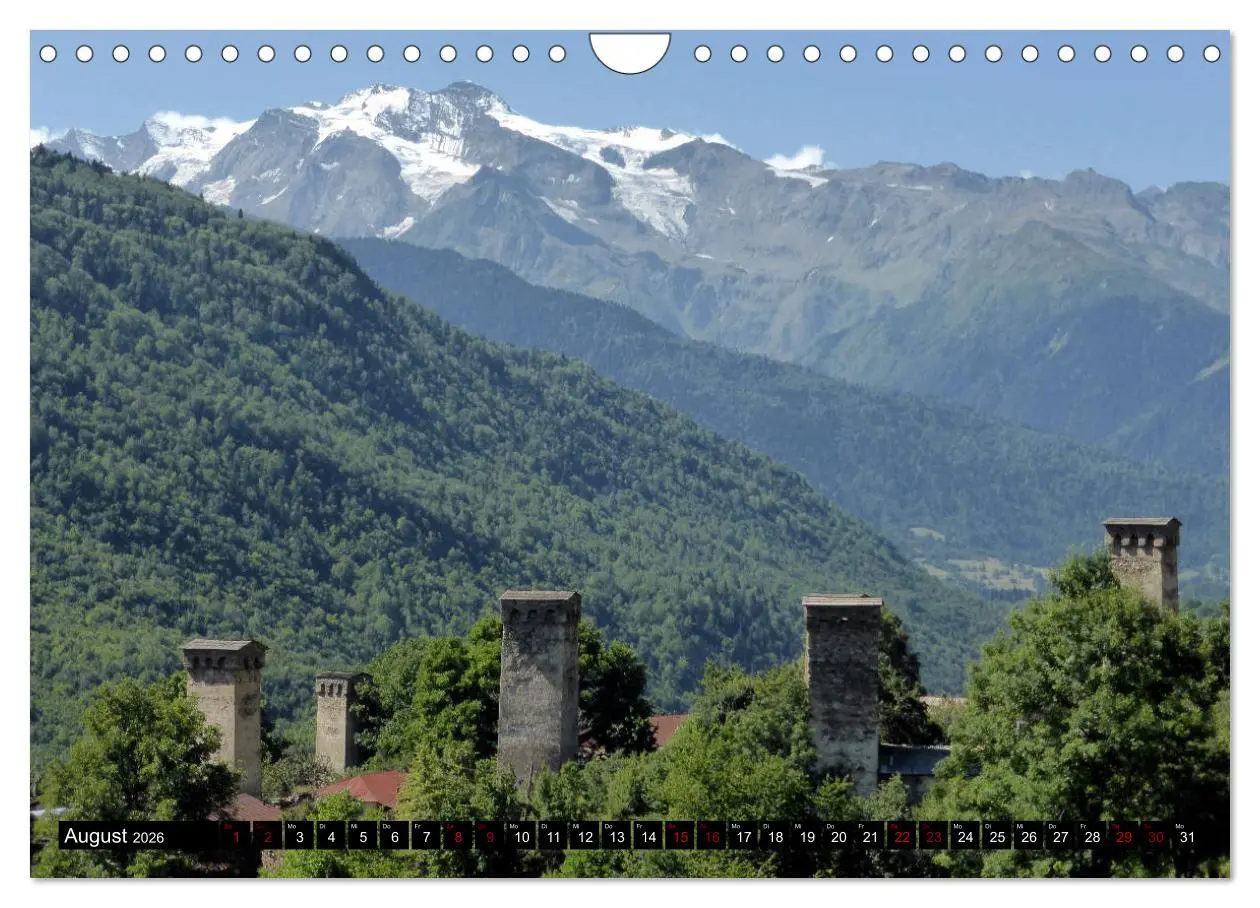 Bild: 9783457876022 | Einzigartiger Kaukasus (Wandkalender 2026 DIN A4 quer), CALVENDO...