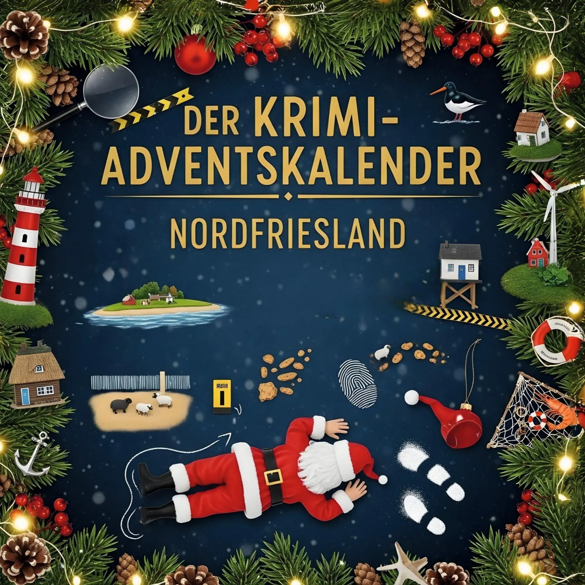Cover: 9783695306022 | Der Krimi-Adventskalender Nordfriesland | Mordsverdächtig in 24 Akten