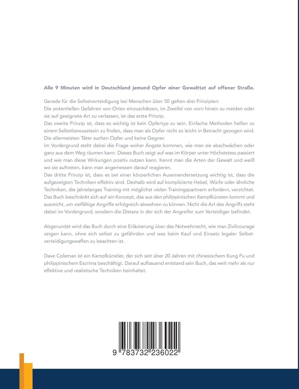 Rückseite: 9783732236022 | Selbstverteidigung 50plus | Dave Coleman | Taschenbuch | 80 S. | 2014
