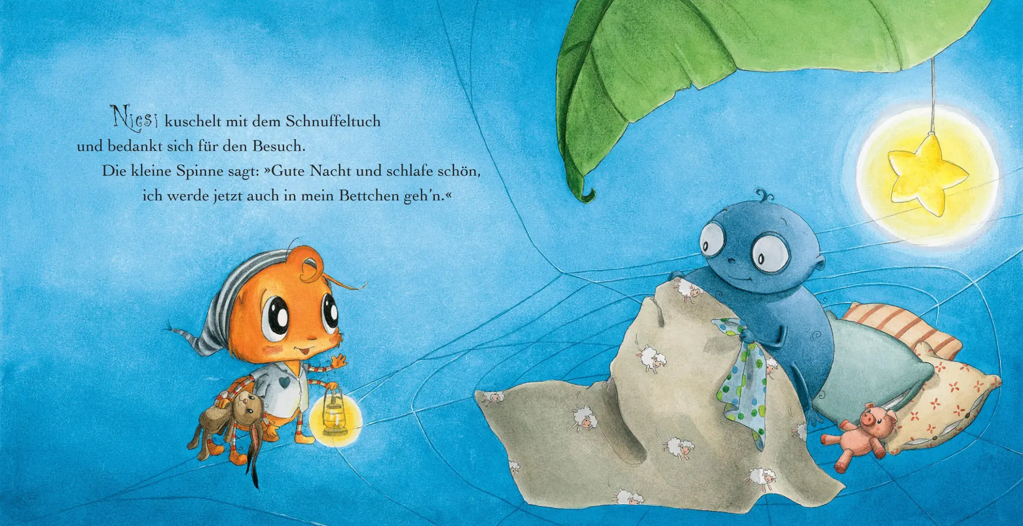 Bild: 9783833906022 | Die kleine Spinne Widerlich sagt Gute Nacht (Pappbilderbuch) | Amft