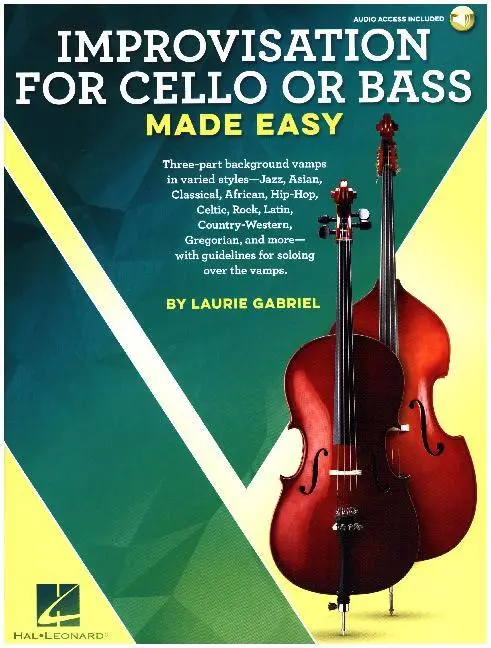 Cover: 888680696122 | Improvisation for Cello or Bass Made Easy | Laurie Gabriel | Buch