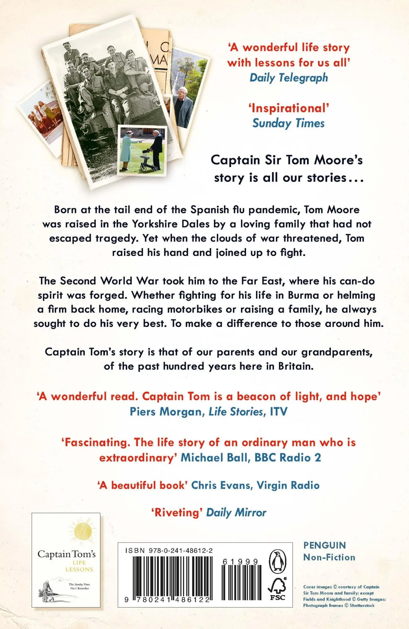 Rückseite: 9780241486122 | Tomorrow Will Be a Good Day | My Autobiography | Captain Tom Moore