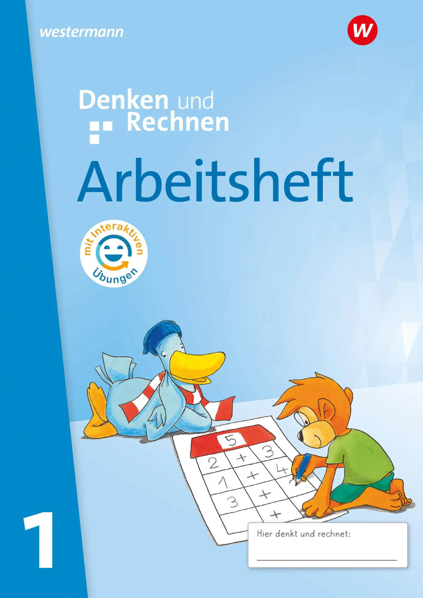 Cover: 9783141266122 | Denken und Rechnen 1. Arbeitsheft mit interaktiven Übungen....