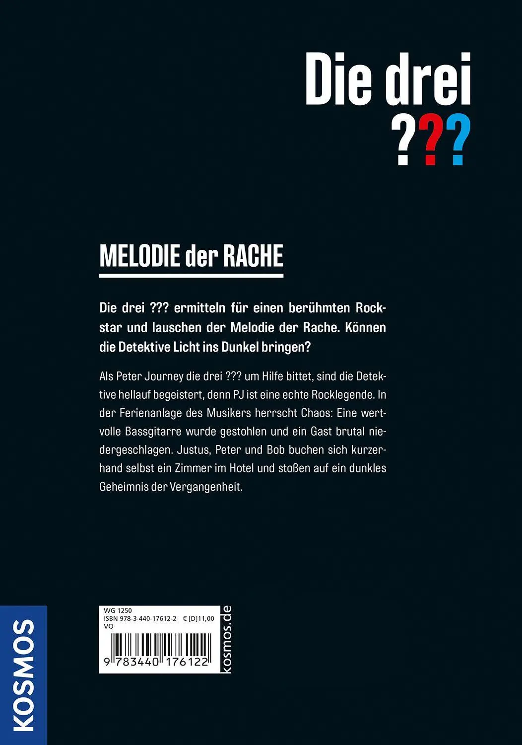 Bild: 9783440176122 | Die drei ??? Melodie der Rache | Christoph Dittert | Buch | 160 S.