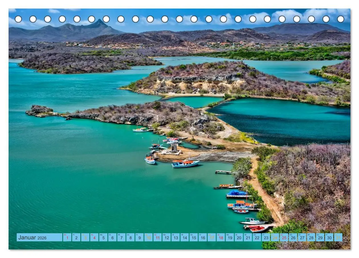 Bild: 9783516026122 | Curaçao - bunte Insel in der Karibik (Tischkalender 2026 DIN A5...