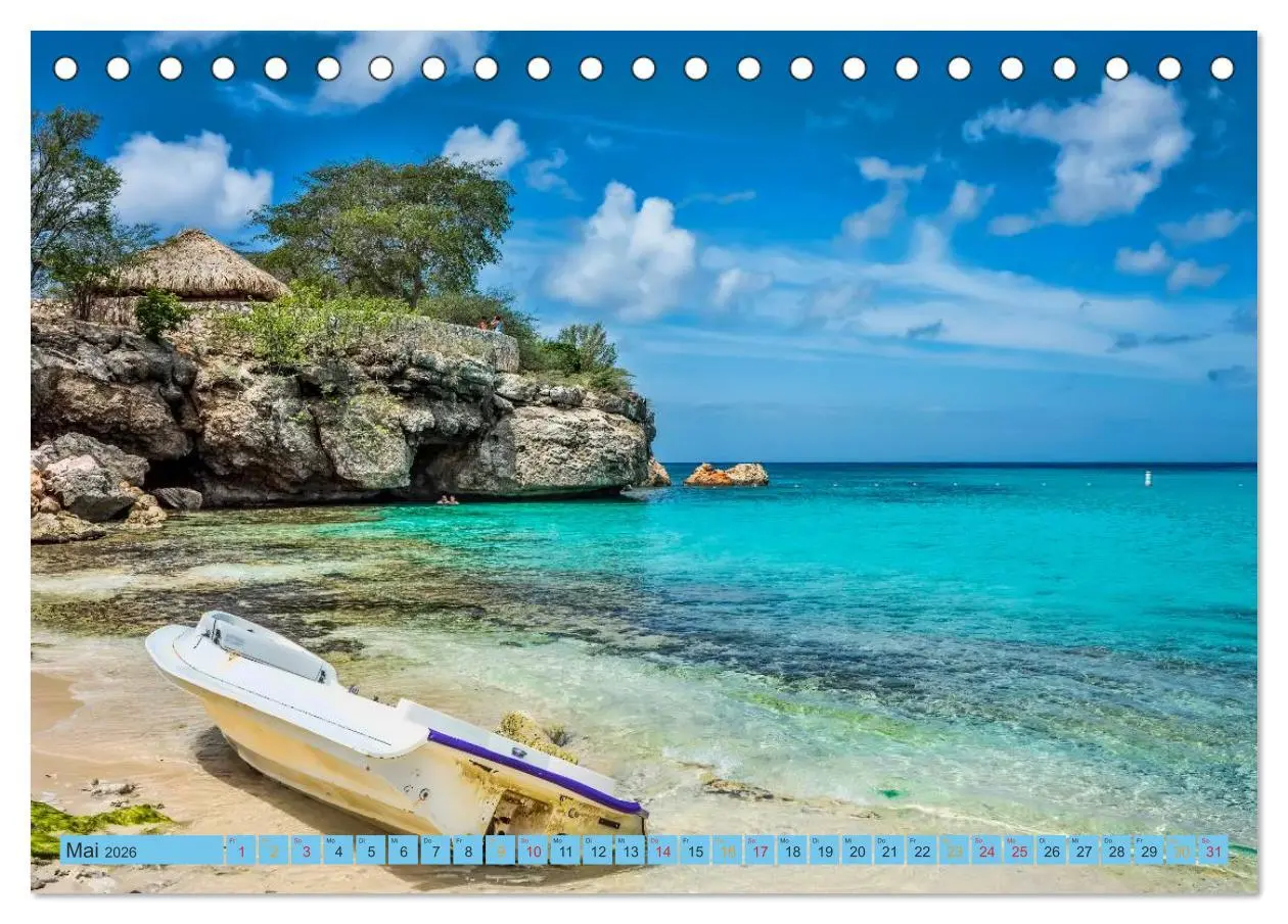 Bild: 9783516026122 | Curaçao - bunte Insel in der Karibik (Tischkalender 2026 DIN A5...