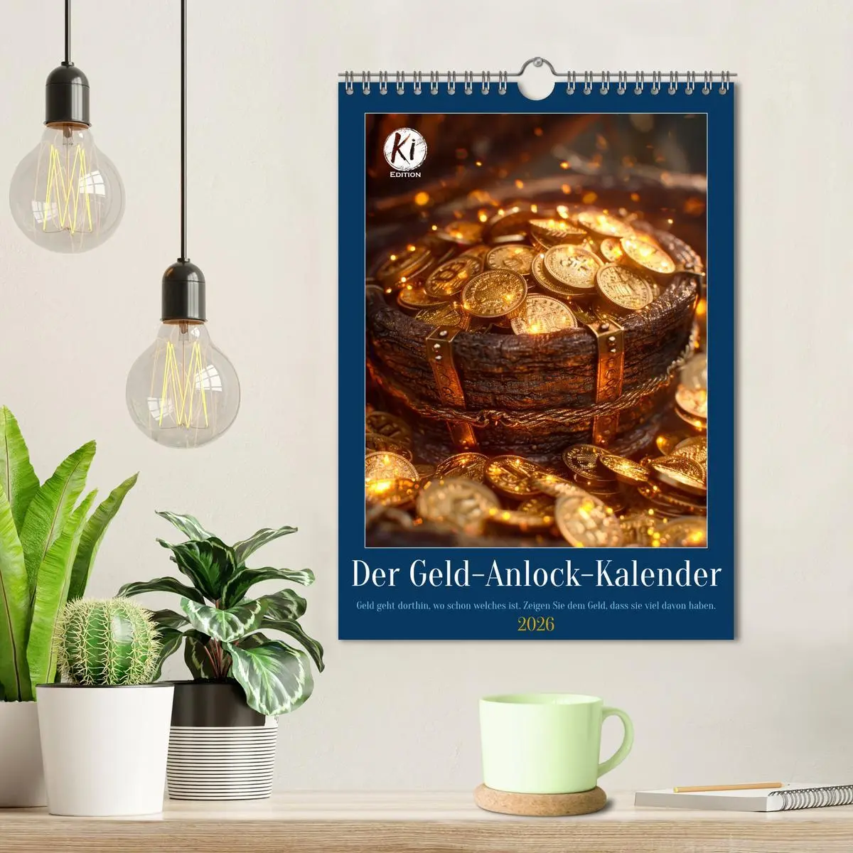 Bild: 9783516266122 | Der Geld-Anlock-Kalender (Wandkalender 2026 DIN A4 hoch), CALVENDO...