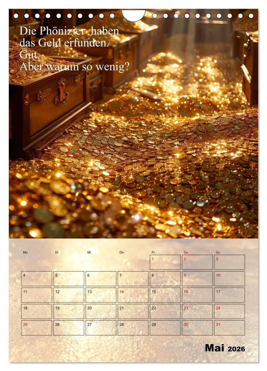 Bild: 9783516266122 | Der Geld-Anlock-Kalender (Wandkalender 2026 DIN A4 hoch), CALVENDO...