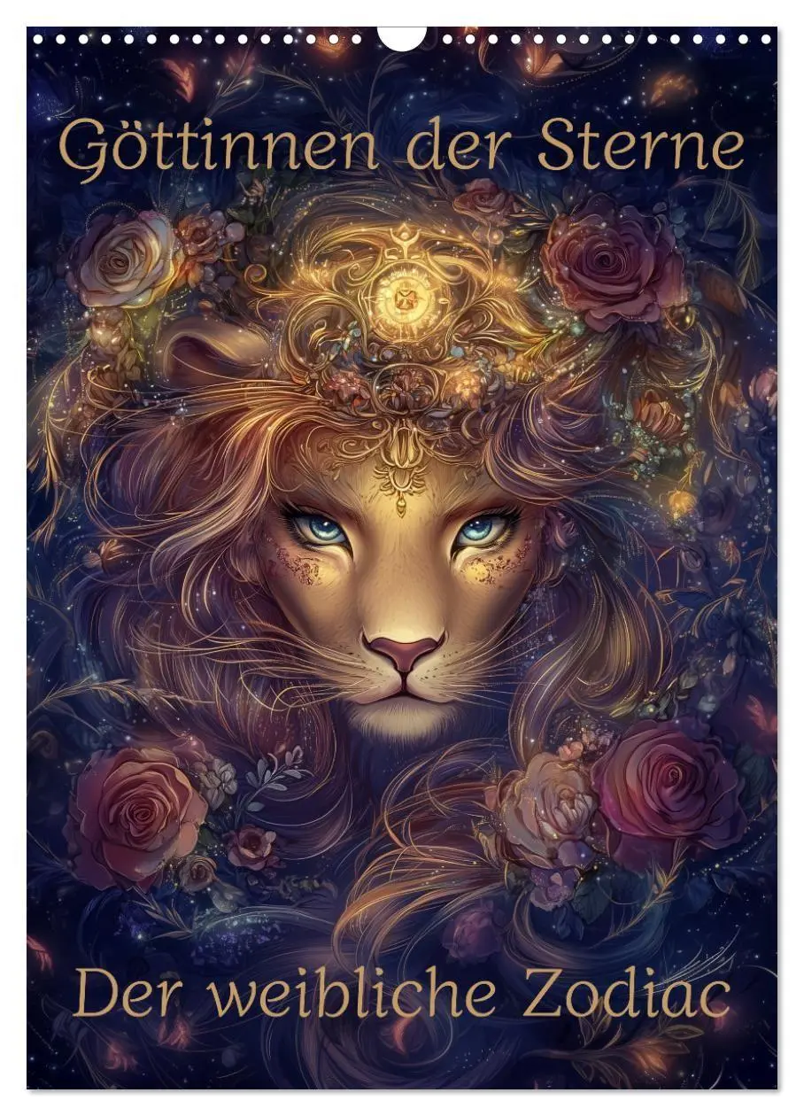 Cover: 9783516646122 | Göttinnen der Sterne - der weibliche Zodiac (Wandkalender 2026 DIN...