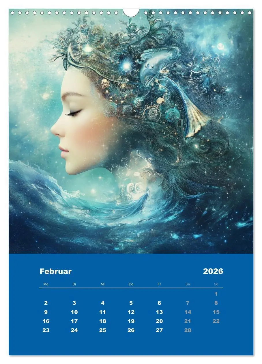 Bild: 9783516646122 | Göttinnen der Sterne - der weibliche Zodiac (Wandkalender 2026 DIN...