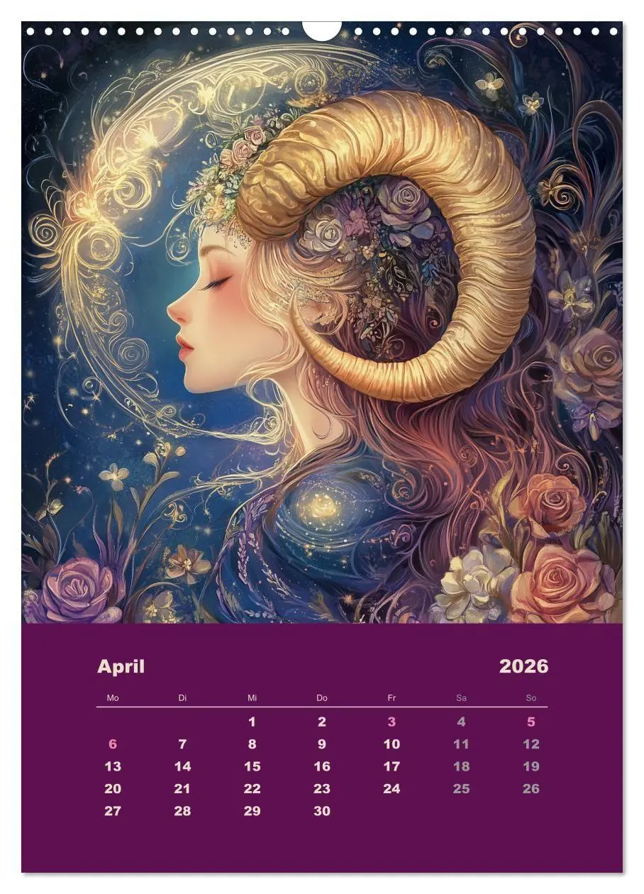 Bild: 9783516646122 | Göttinnen der Sterne - der weibliche Zodiac (Wandkalender 2026 DIN...