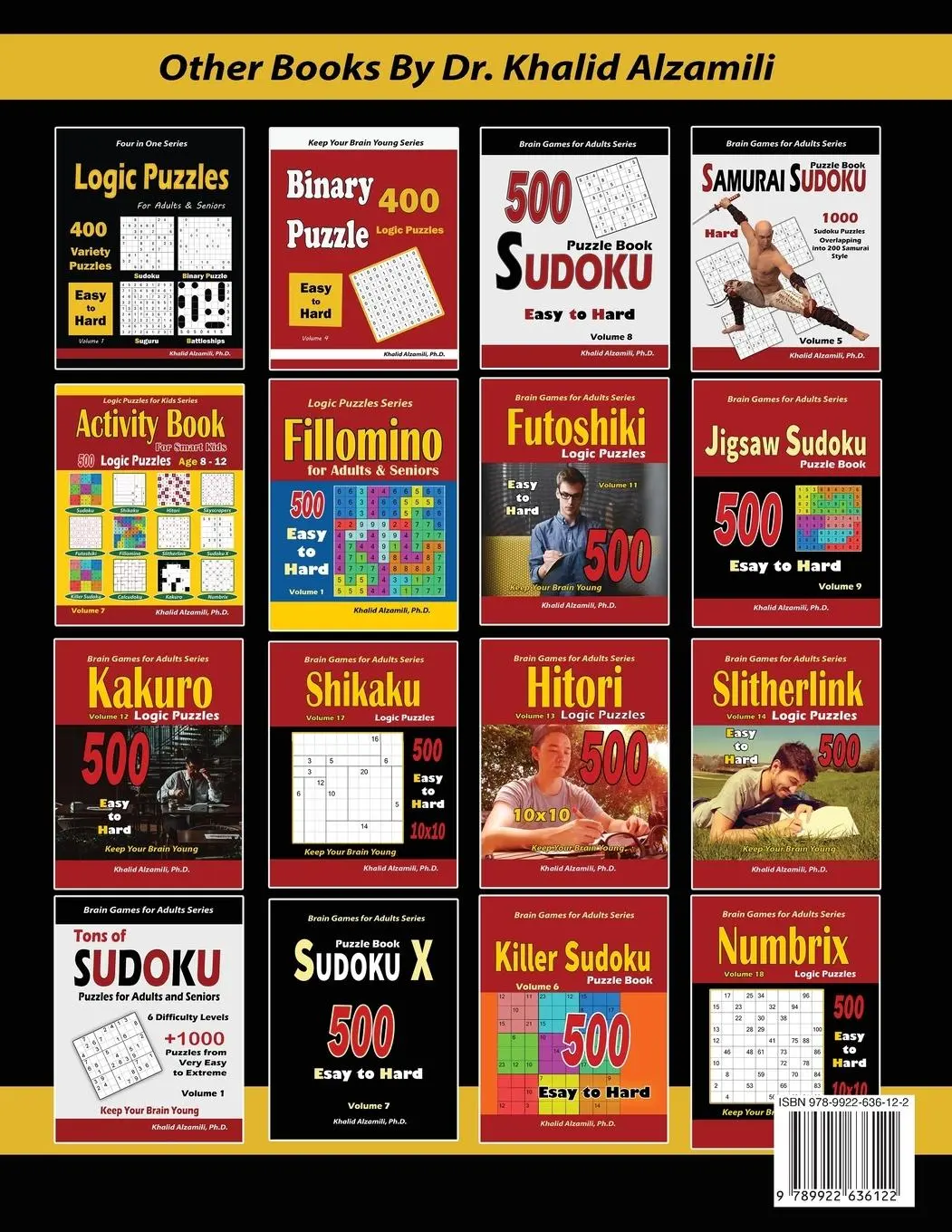 Rückseite: 9789922636122 | Logic Puzzles &amp; Brain Games for Adults | Khalid Alzamili | Taschenbuch