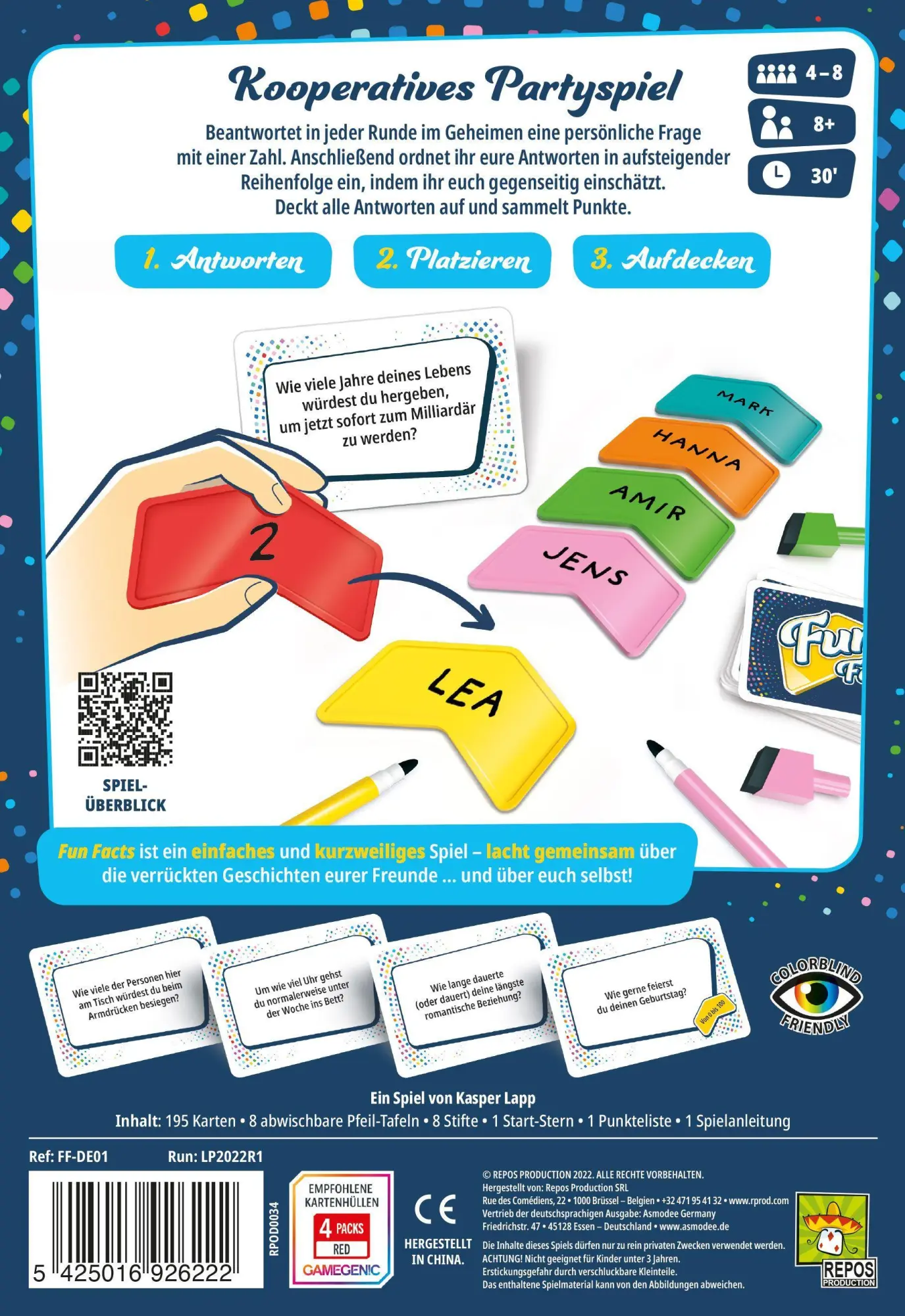 Bild: 5425016926222 | Fun Facts | Repos Production | Spiel | RPOD0034 | Deutsch | 2022