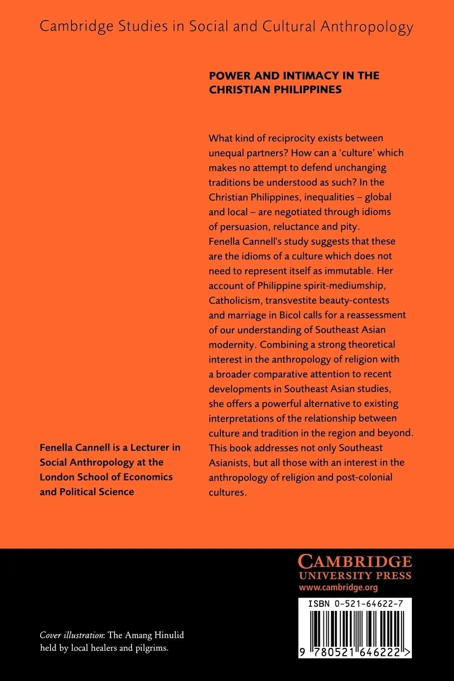 Rückseite: 9780521646222 | Power and Intimacy in the Christian Philippines | Fenella Cannell