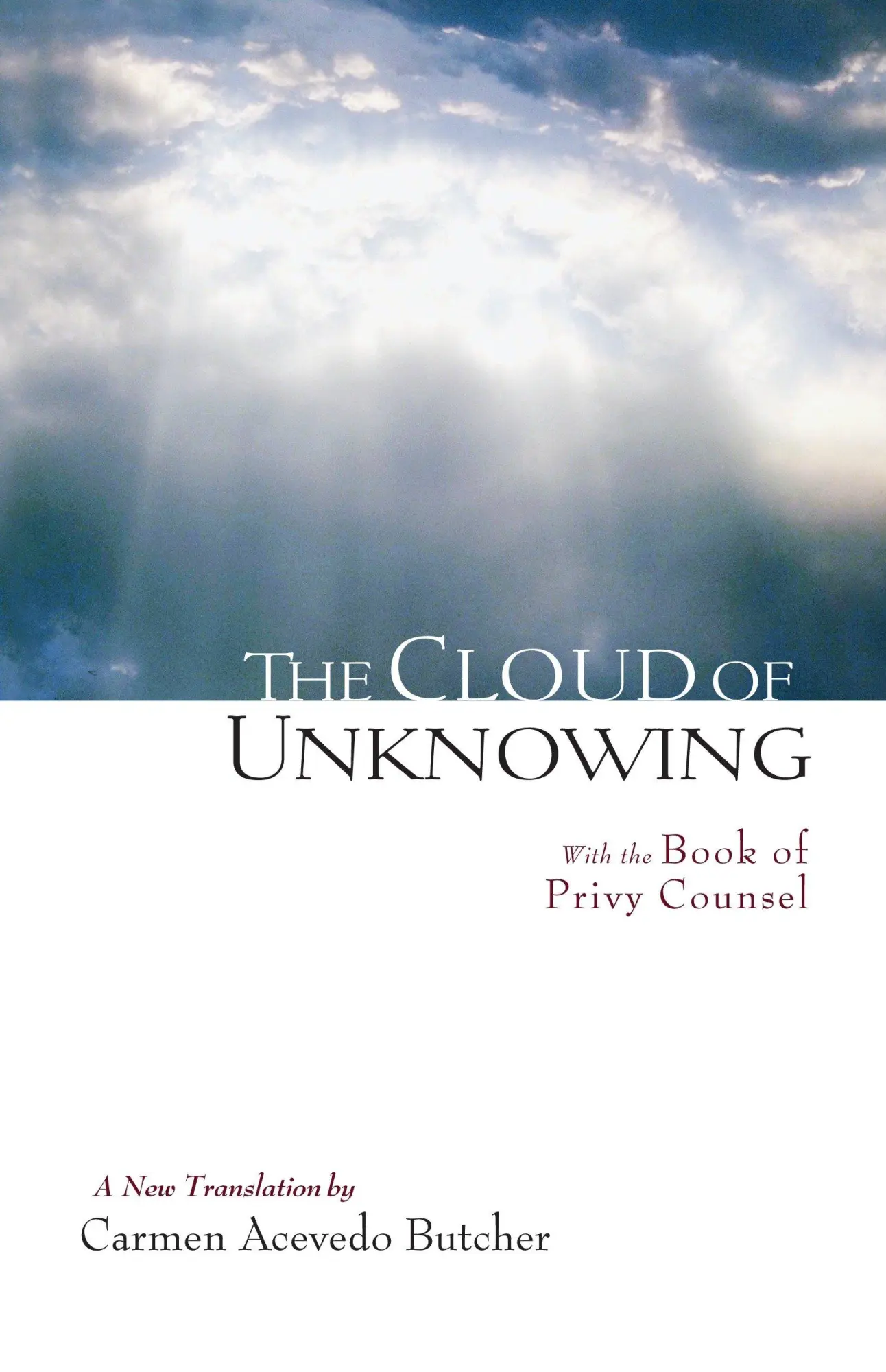 Cover: 9781590306222 | The Cloud of Unknowing | With the Book of Privy Counsel | Trans.