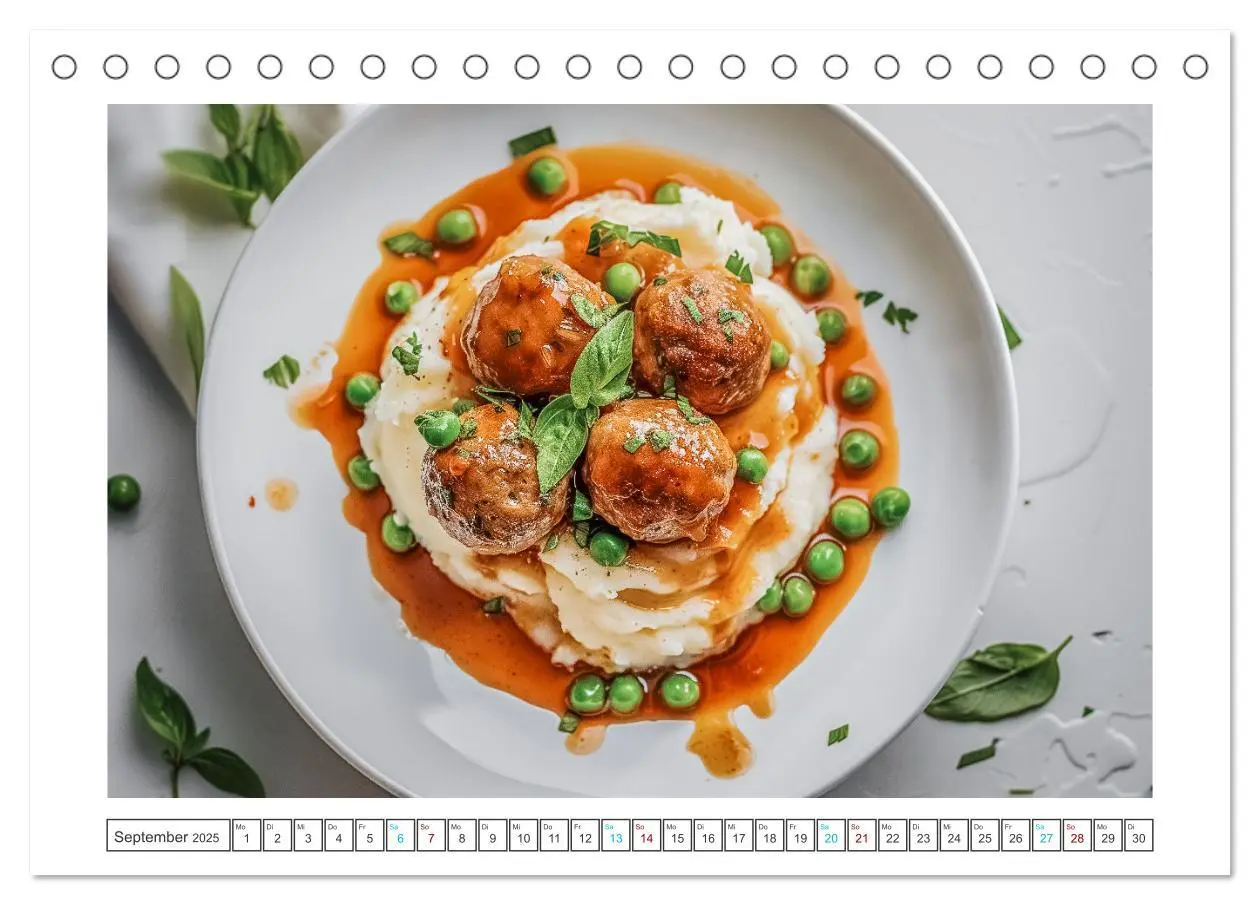 Bild: 9783457166222 | Hackfleisch-Küche (Tischkalender 2025 DIN A5 quer), CALVENDO...