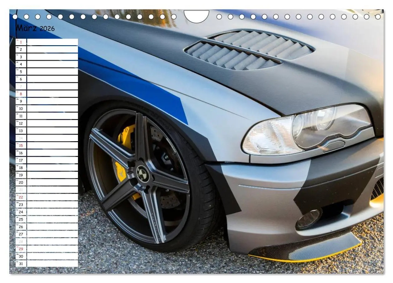 Bild: 9783516016222 | Tuning Power (Wandkalender 2026 DIN A4 quer), CALVENDO Monatskalender