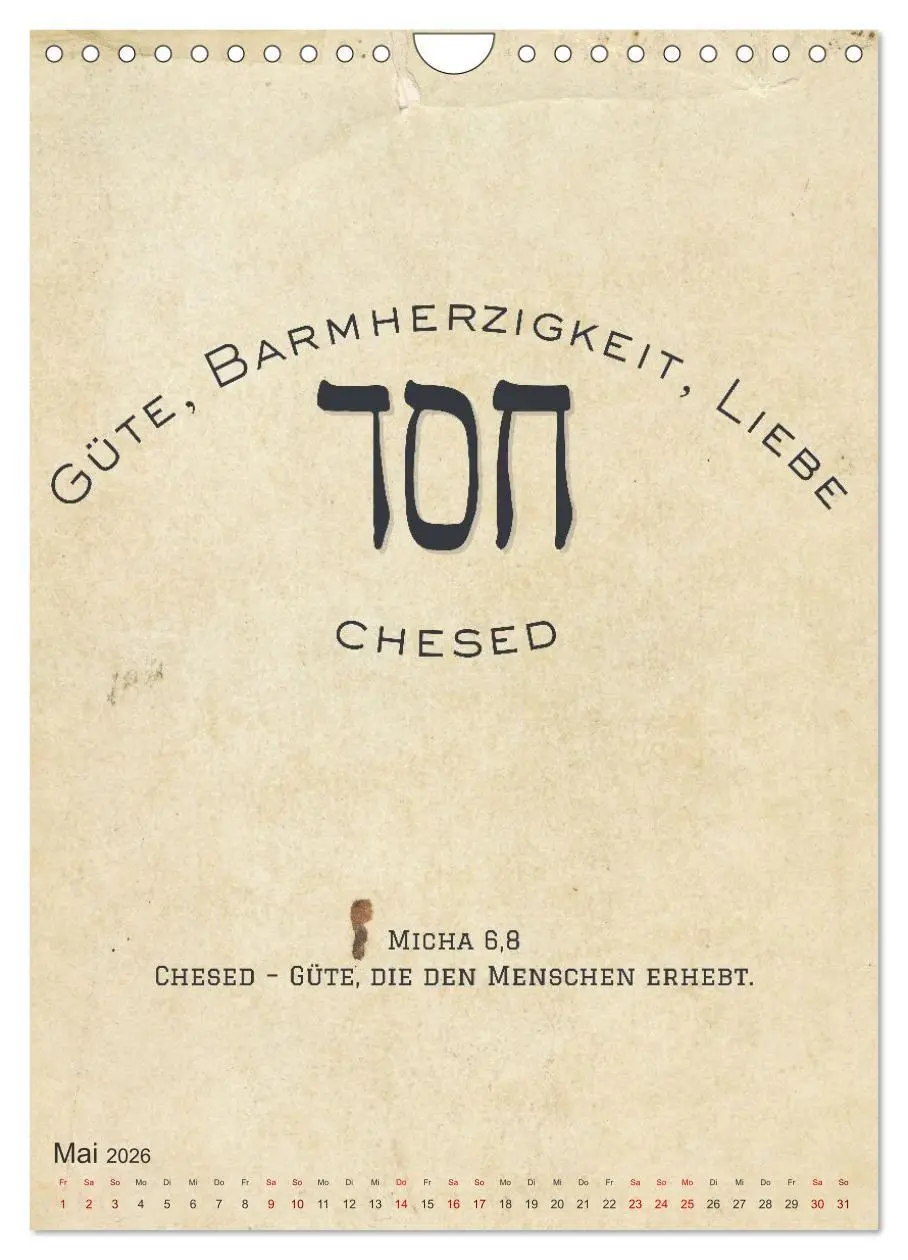 Bild: 9783516706222 | Hebräische Lettern - Worte voller Licht und Weisheit (Wandkalender...