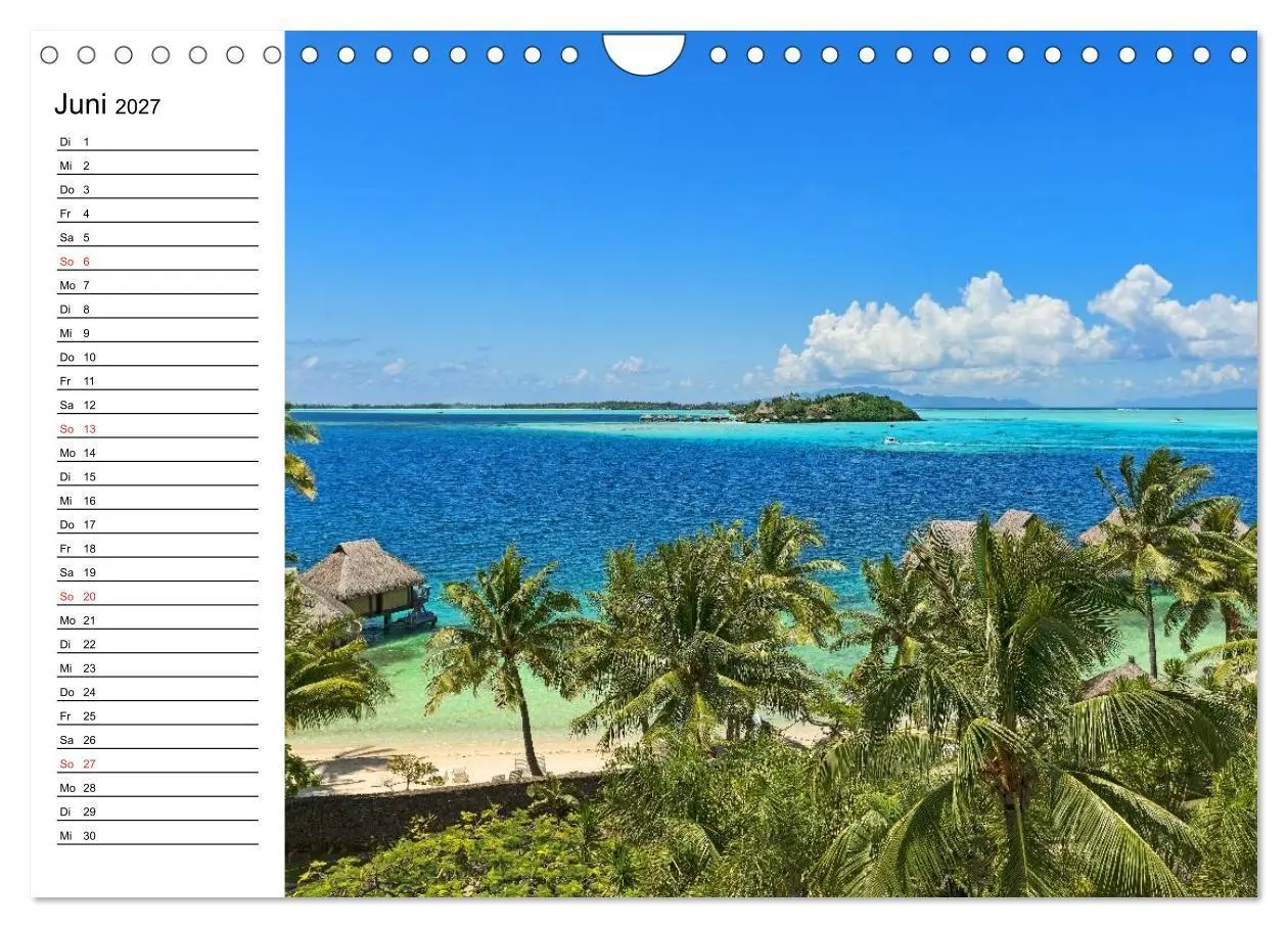 Bild: 9783569966222 | Südsee-Inseln. Von Fidschi bis Bora Bora (Wandkalender 2027 DIN A4...