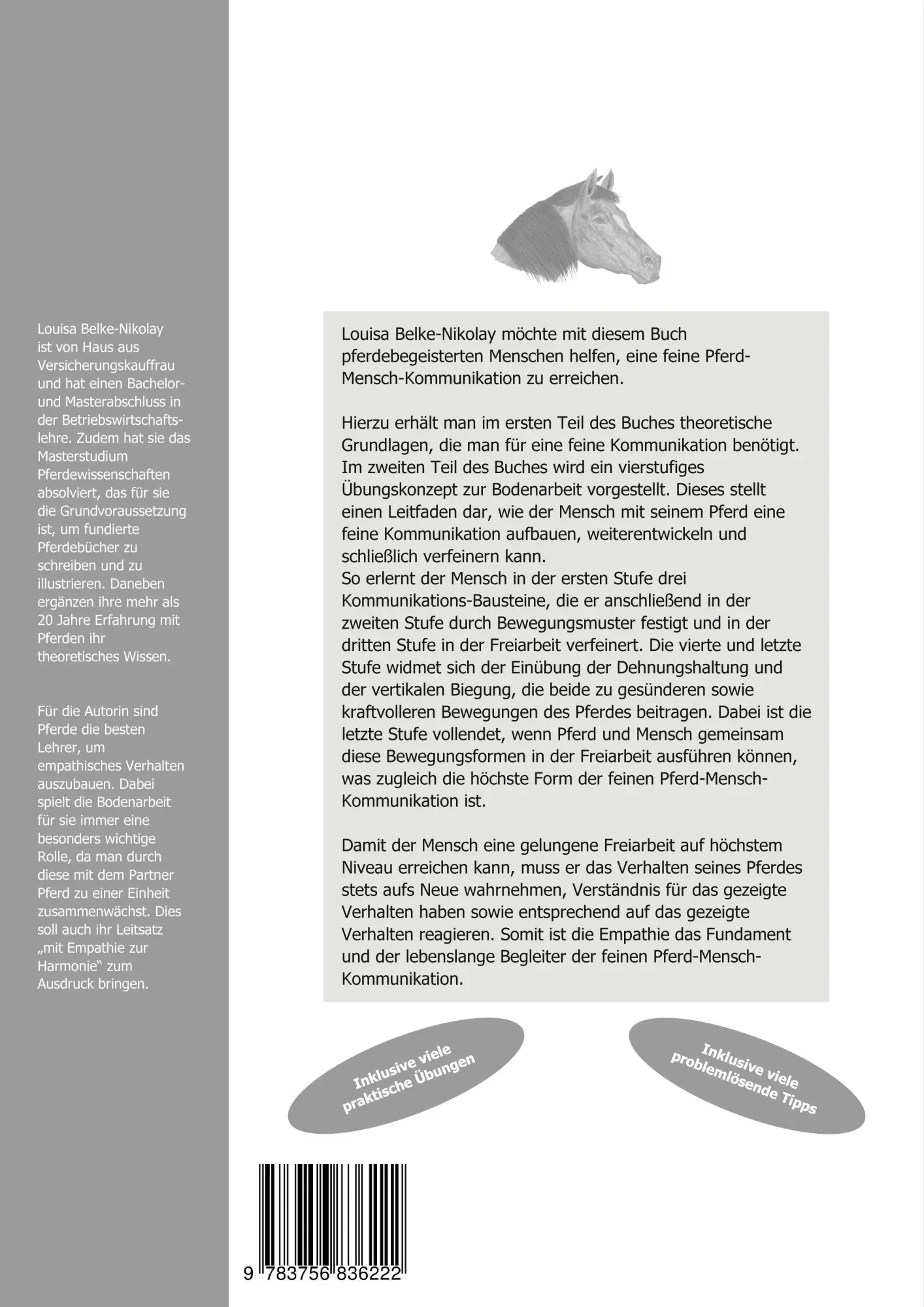 Rückseite: 9783756836222 | Feine Pferd-Mensch-Kommunikation | Mit Empathie zur Harmonie | Buch