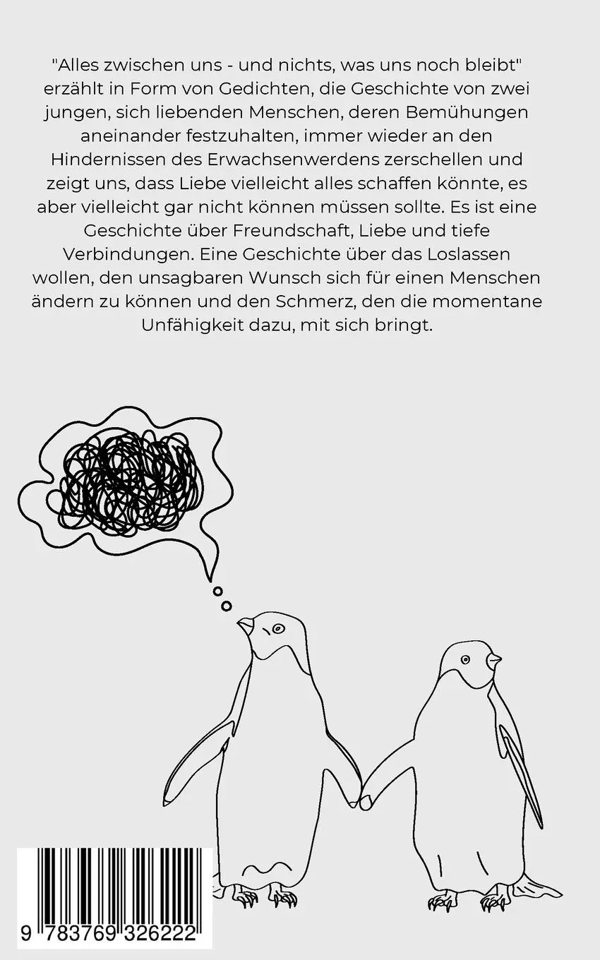 Rückseite: 9783769326222 | Alles zwischen uns | Und nichts, was uns noch bleibt | Tamara Murowatz