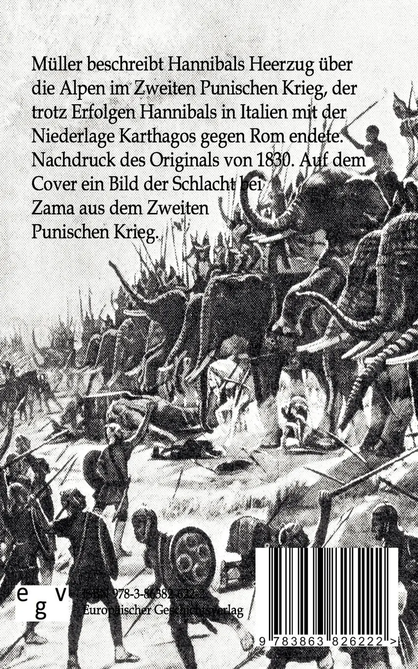 Rückseite: 9783863826222 | Hannibals Heerzug über die Alpen | Ferdinand Heinrich Müller | Buch