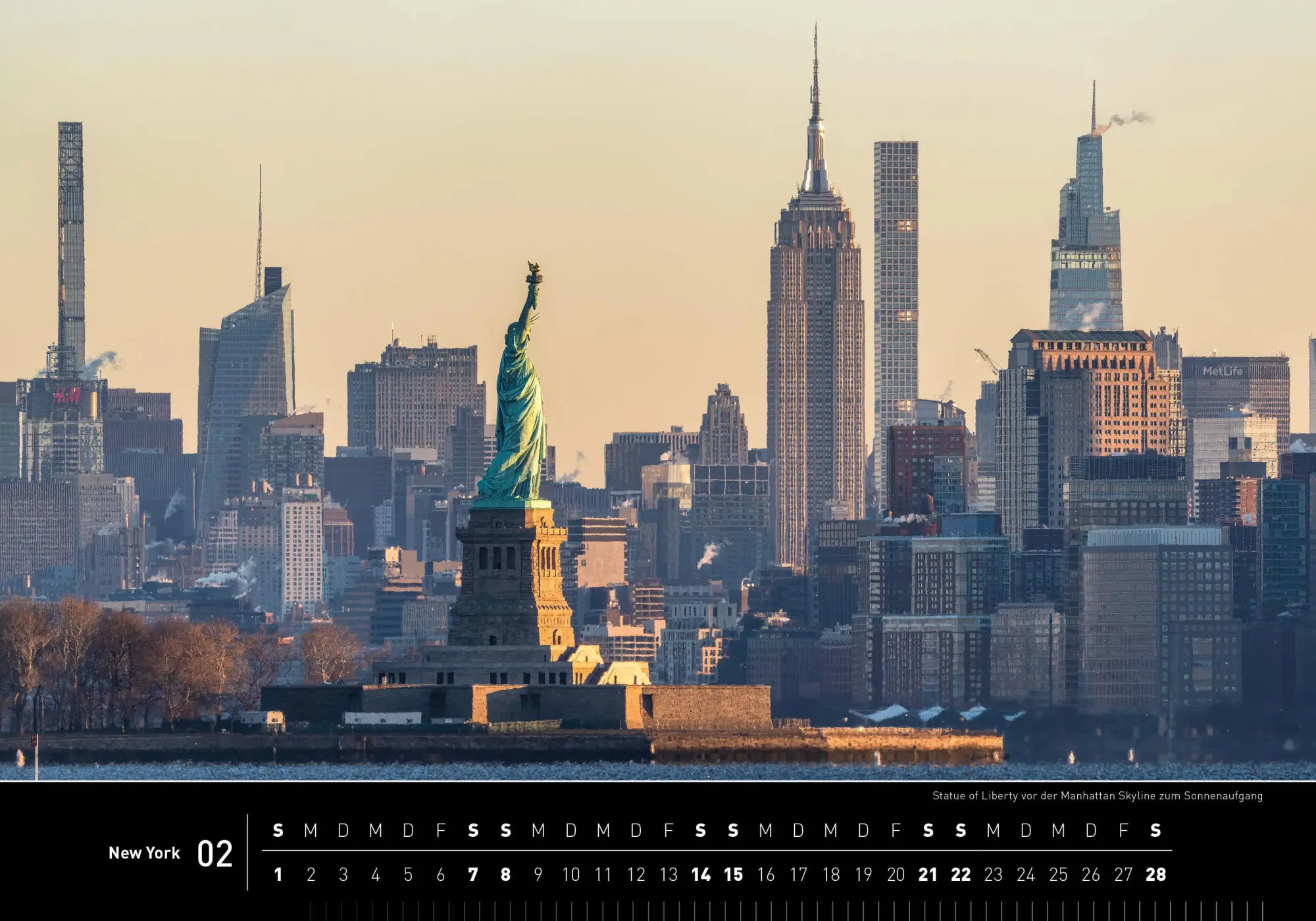 Bild: 9783968556222 | New York Premiumkalender 2026 | Jan Becke | Kalender | 14 S. | Deutsch