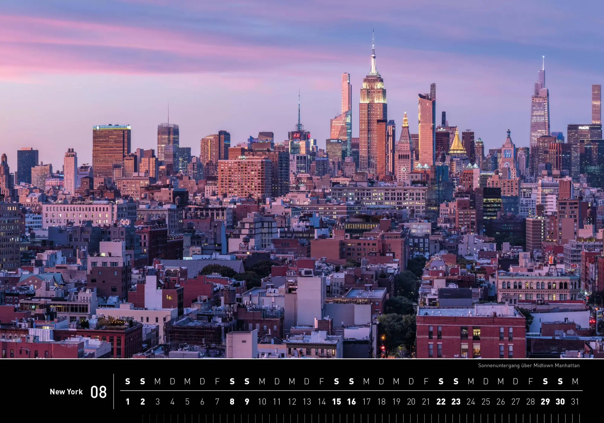 Bild: 9783968556222 | New York Premiumkalender 2026 | Jan Becke | Kalender | 14 S. | Deutsch