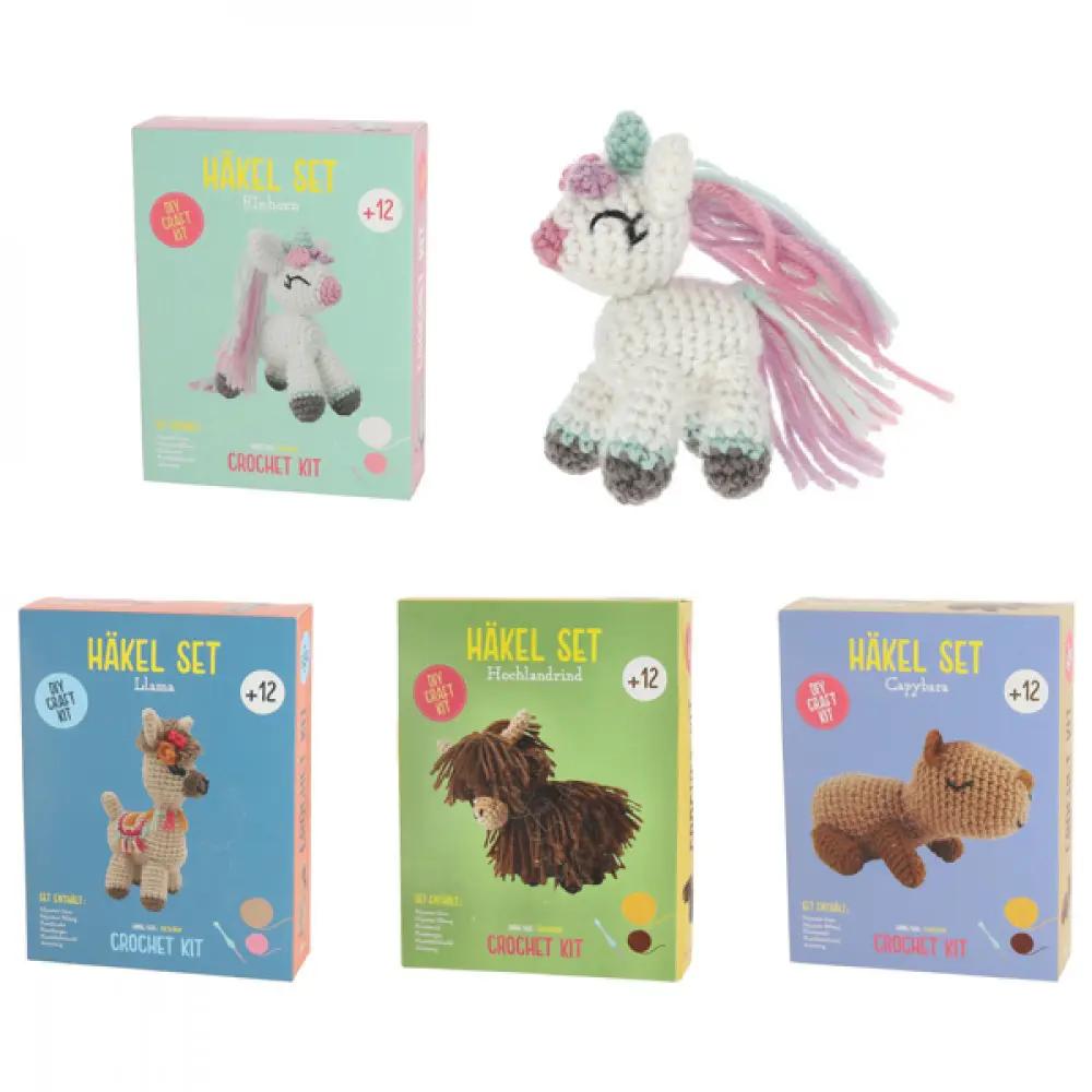 Cover: 4032037886322 | Haekel Set DIY, Tiere, gross, 4-fach sortiert | 12354647838 | 2025