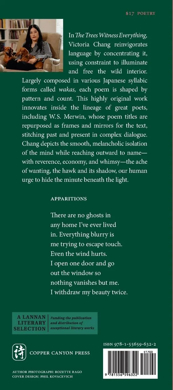Rückseite: 9781556596322 | The Trees Witness Everything | Victoria Chang | Taschenbuch | Englisch