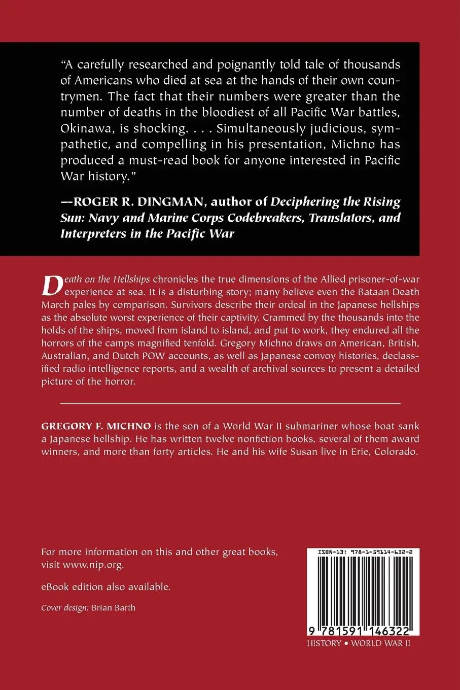 Rückseite: 9781591146322 | Death on the Hellships | Prisoners at Sea in the Pacific War | Michno
