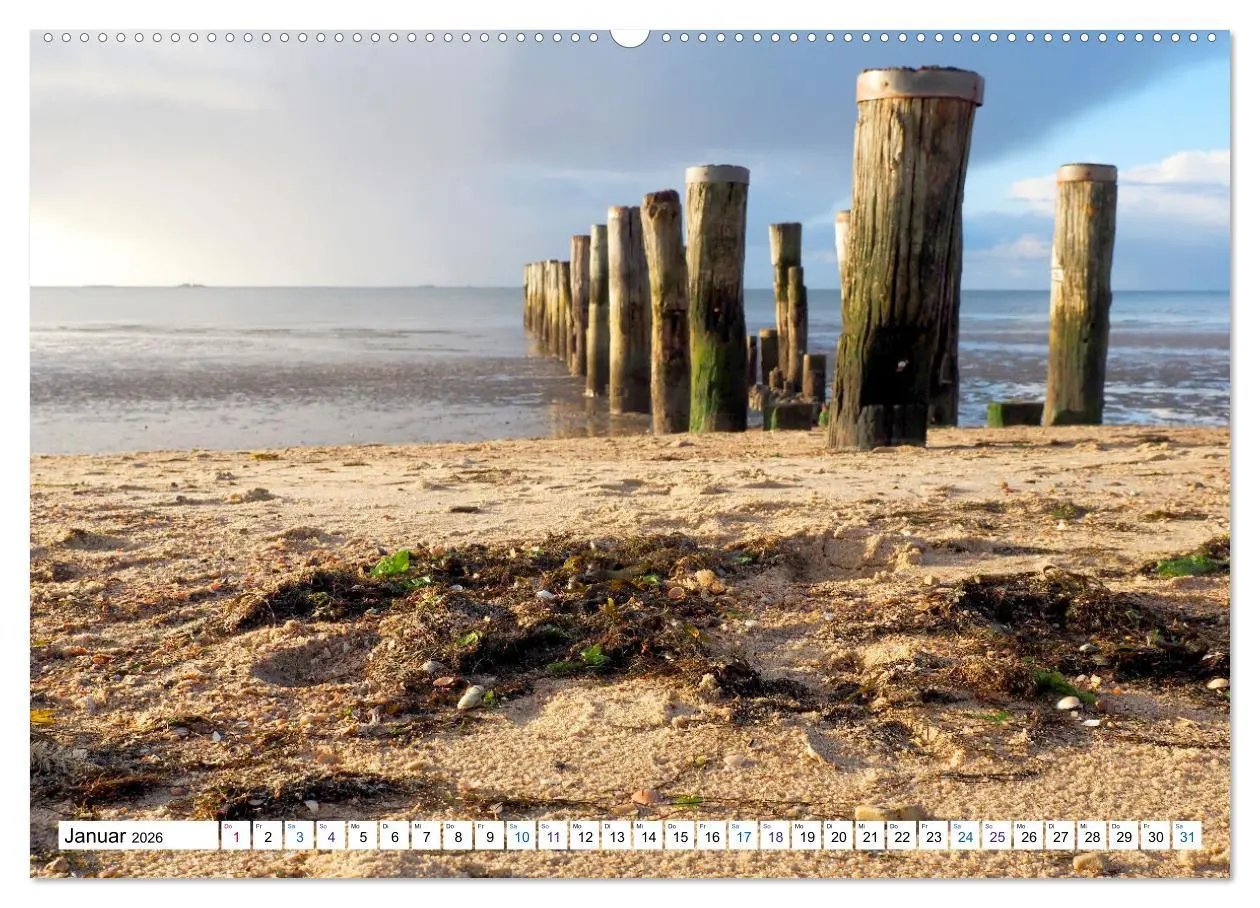 Bild: 9783457606322 | Föhr - Wasser Landschaft Wind und Meer (Wandkalender 2026 DIN A2...