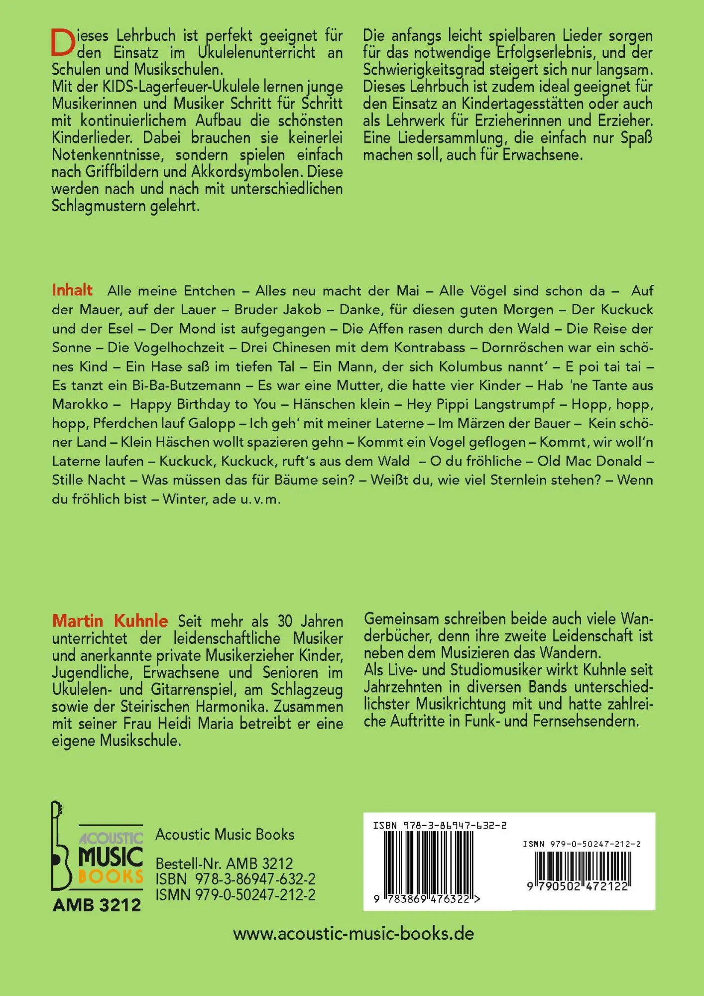 Bild: 9783869476322 | KIDS Lagerfeuer-Ukulele. Die schönsten Kinderlieder begleiten. | Buch