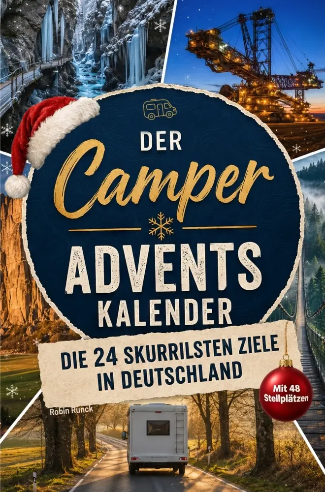 Cover: 9783911326322 | Der Camper-Adventskalender: Die 24 skurrilsten Ziele in Deutschland...
