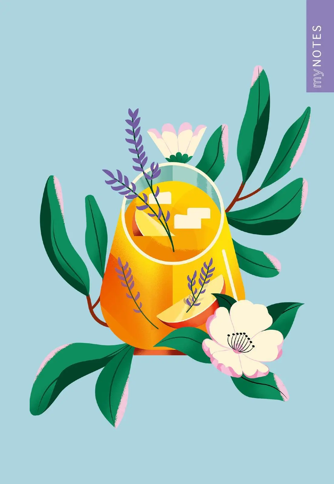 Bild: 4014489136422 | myNOTES Papeterie: Notizheft Farben des Sommers - Limonade | Franchi