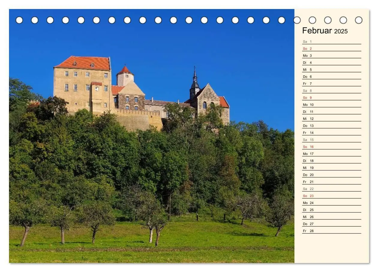 Bild: 9783435506422 | Saale-Unstrut - Region aus Wein und Stein (Tischkalender 2025 DIN...