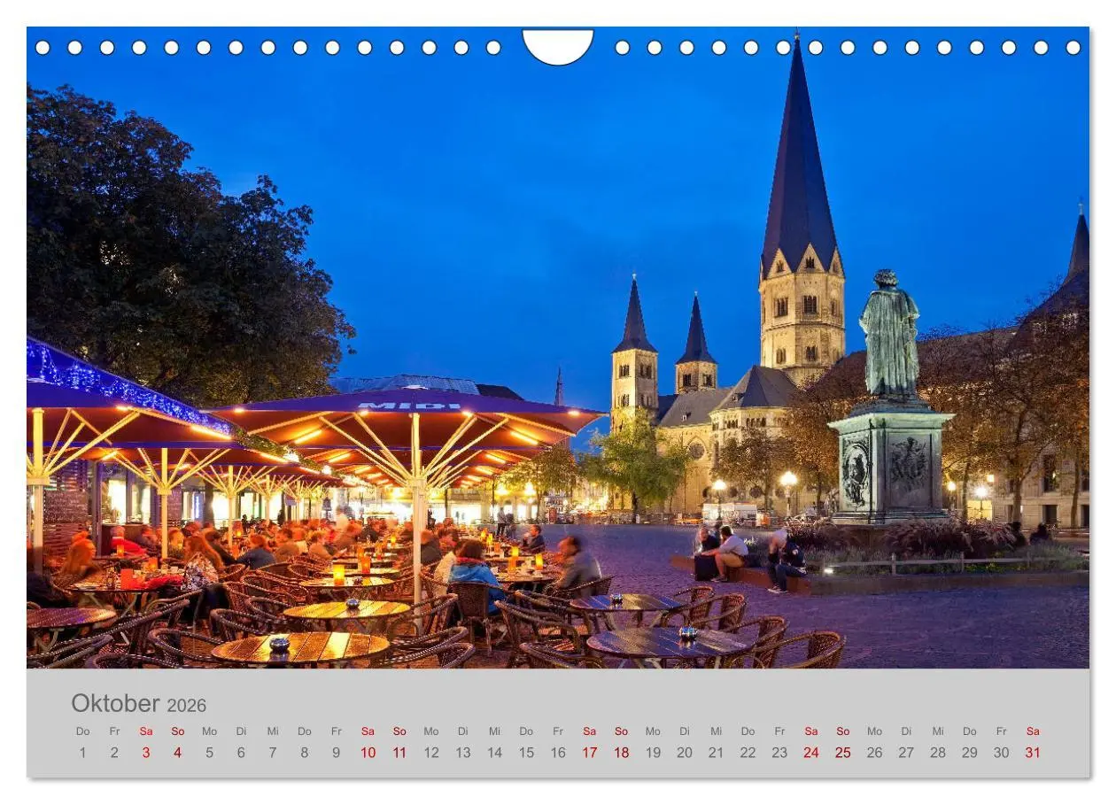 Bild: 9783457766422 | Bonn Die Stadt am Rhein (Wandkalender 2026 DIN A4 quer), CALVENDO...