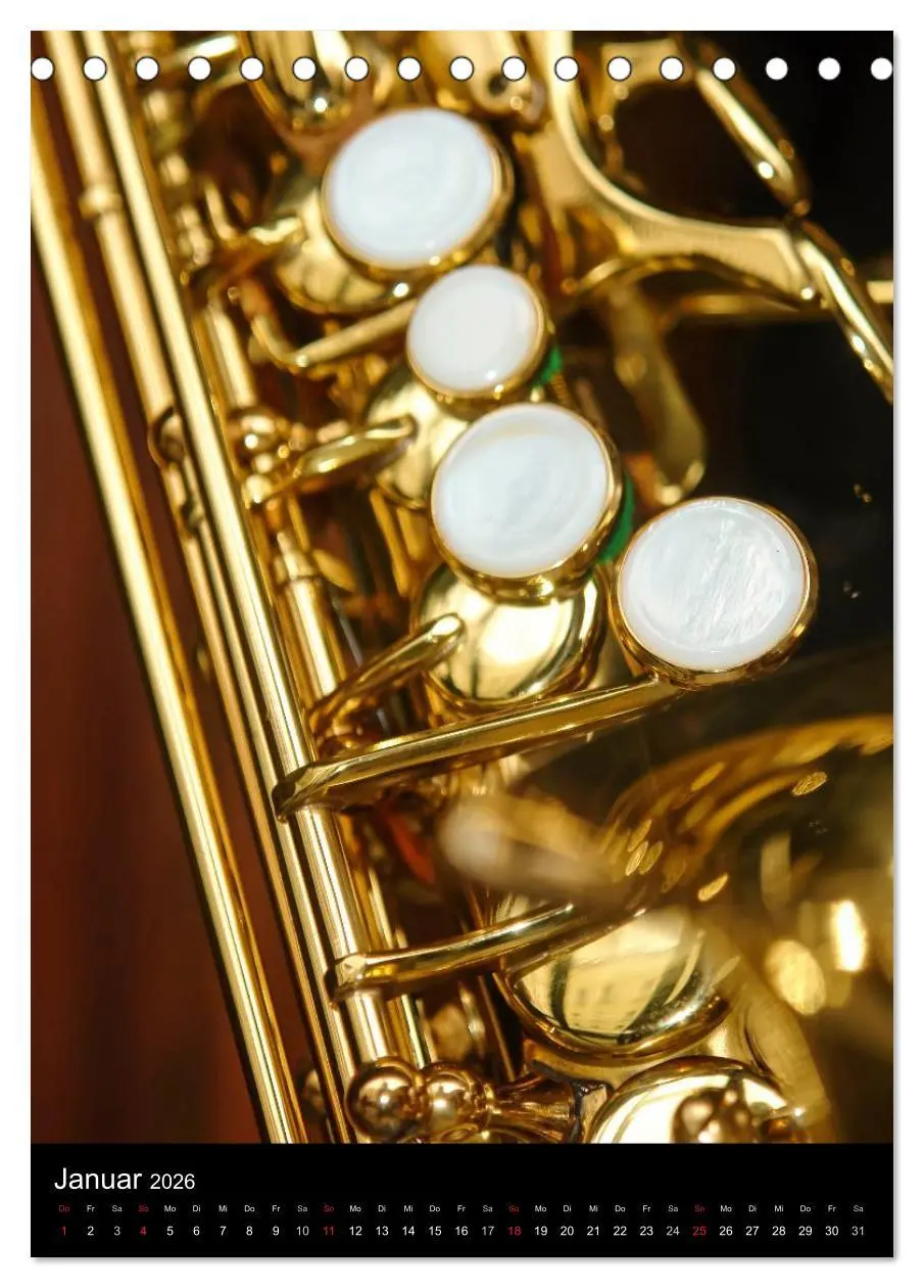 Bild: 9783516476422 | Musik (Tischkalender 2026 DIN A5 hoch), CALVENDO Monatskalender | 2026