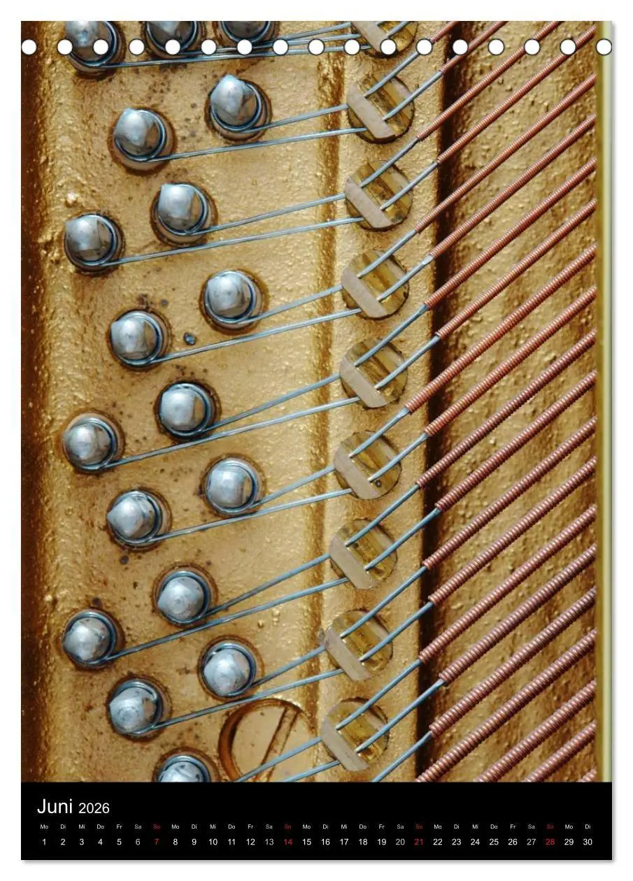 Bild: 9783516476422 | Musik (Tischkalender 2026 DIN A5 hoch), CALVENDO Monatskalender | 2026